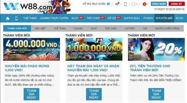 Nhà cái W88 - Nhà cái uy tín trong khu vực Châu Á và cả Việt Nam